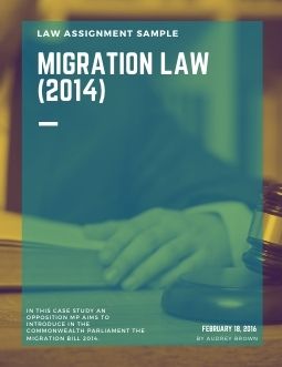 migration law assignment sample