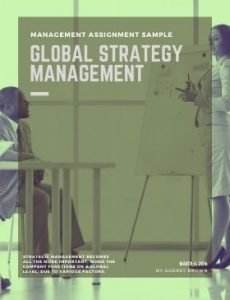 global strategy assignment